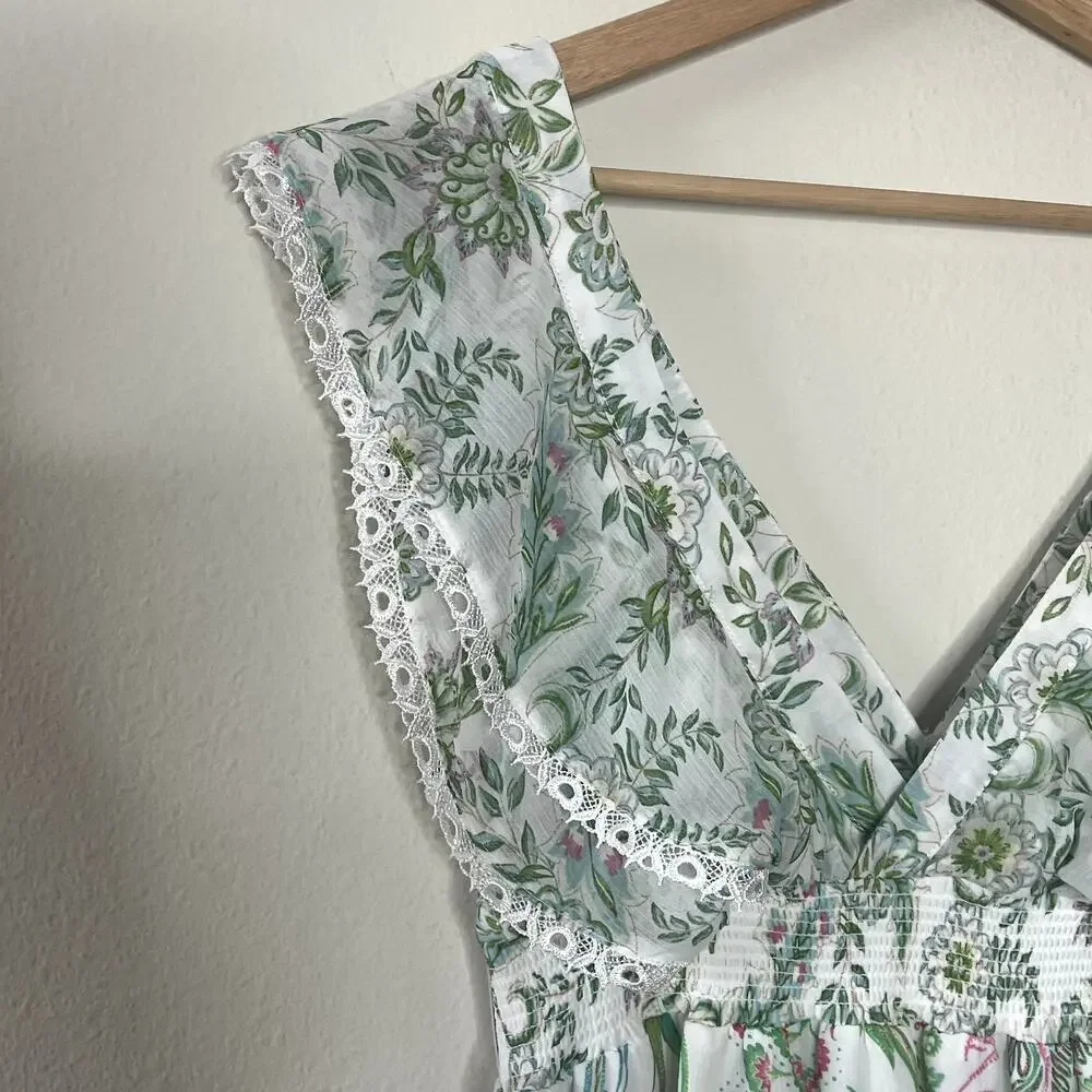 HOUSE OF HARLOW 1960 Tiered Chiffon Maxi Dress Small NWT‎